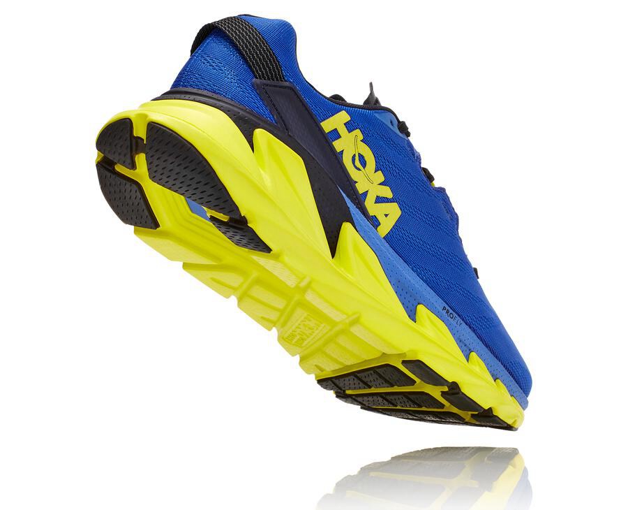 Hoka One One Elevon 2 Löparskor Herr - Blå/Gröna - JCDUZ-3162